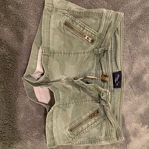 American Eagle Camo Shorty Shorts
